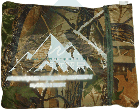 Camouflage raincoat bag